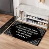 Čarodějnická Vstupní Rohožka Halloween Kuchyň Vnitřní Koupelnový Koberec Absorpční Chodba Odolný proti Skvrnám Interiérová Dekorace