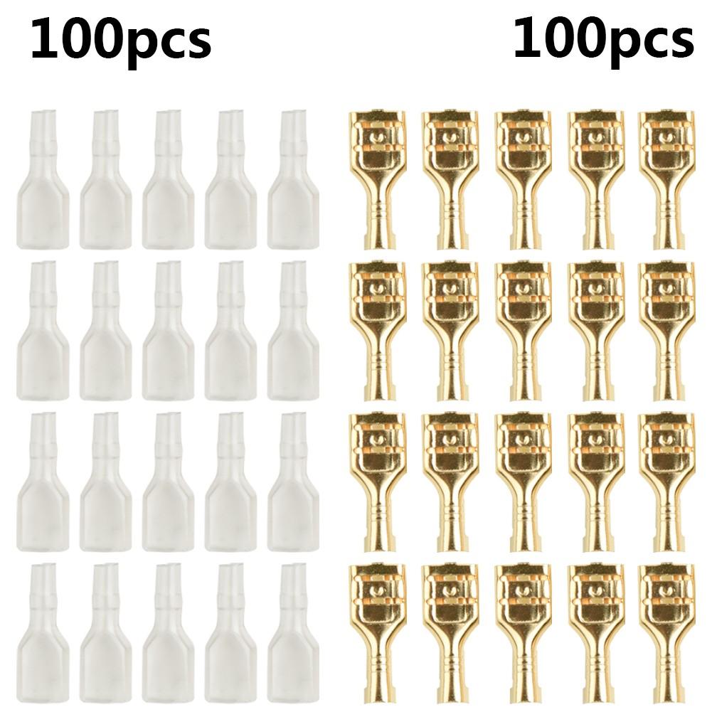 Spade Terminal Connectors Insulating Sleeves 22 ~ 16AWG 0.5mm Thickness