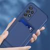 Silikon-Portemonnaie-Hülle für Samsung Galaxy A32 A52 A52S A53 A72 A13 A33 A73 A23 4G 5G Kartenhalter-Steckplatz-Abdeckung