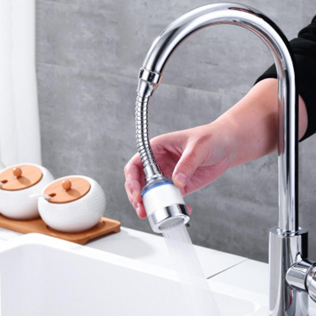 360 Rotation Tap Faucet Water Filter Reduces PP Cotton Calcium Sulfite