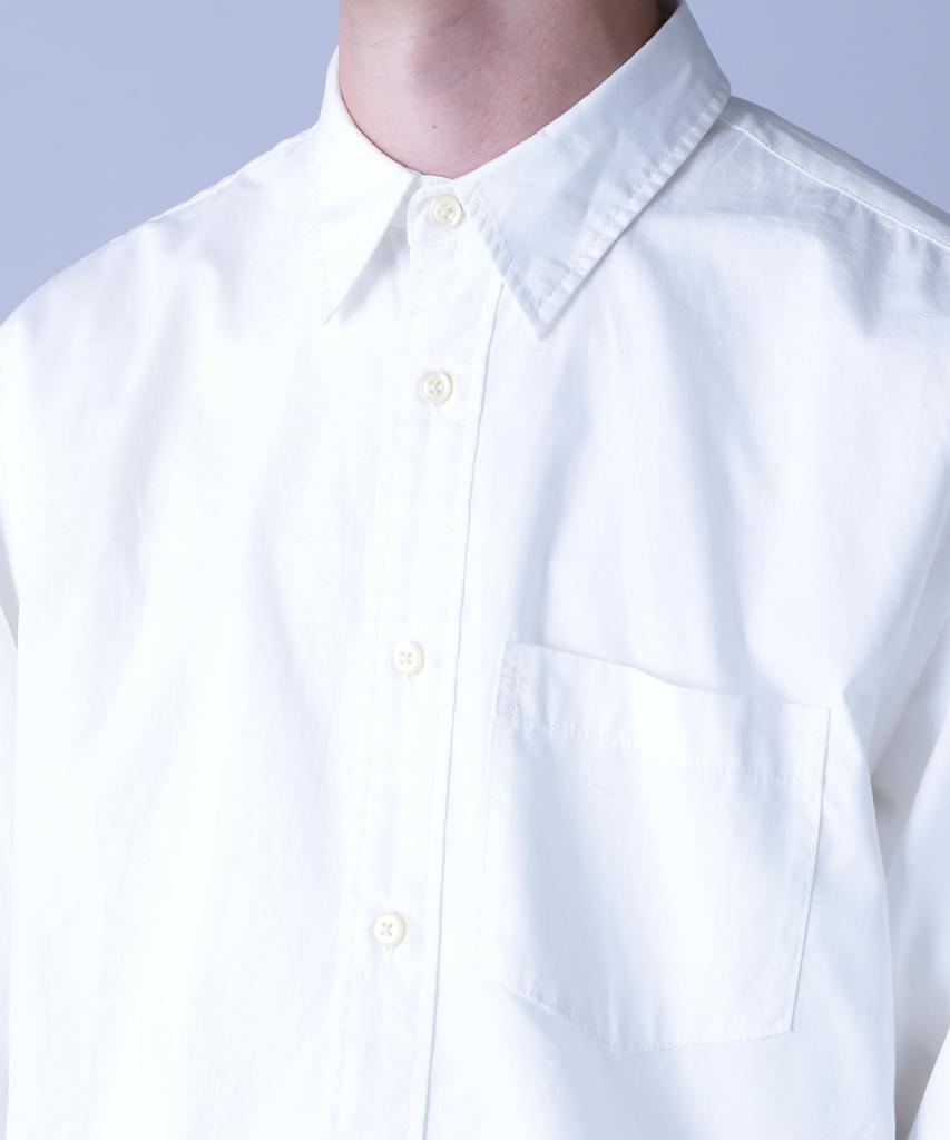 AVIREX BASIC BROAD L/S SHIRT Men's 2XL 030 white