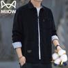 Men's Corduroy Long-Sleeve Casual Shirt Jacket