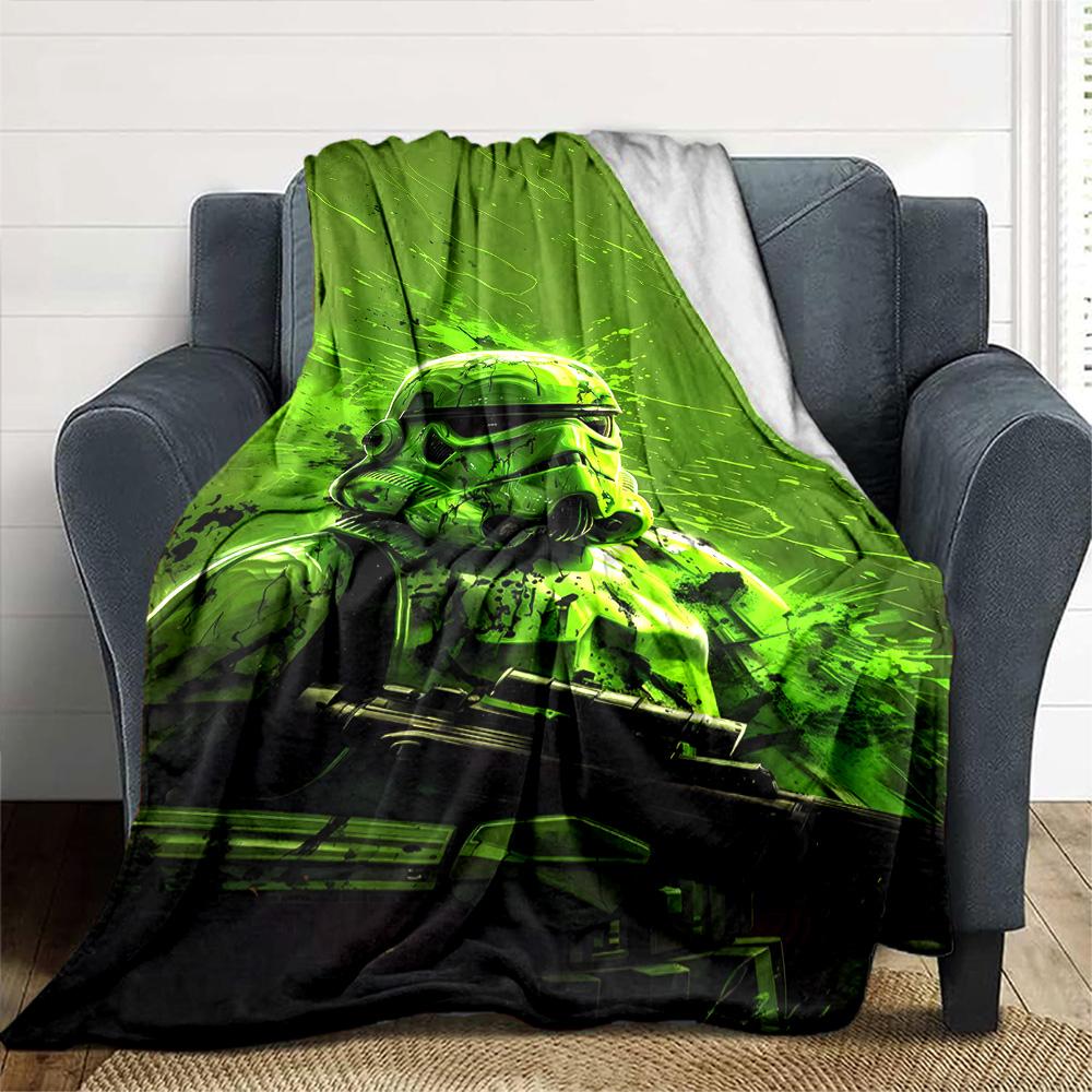 Star Wars Blanket Comfortable Perfect for Bedding Chair Office Four Seasons Multipurpose Digital Print Best Holiday Gift for Friends Family