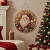 Decorative Christmas Tree Baubles Faux Pearl Art Kit, DIY Rhinestone Gem Painting Craft, Santa Festive Home Decor Items Stocking Elk Pattern