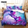 3pcs Duvet Cover Set, Unicorn Bedding Set, Soft Comfortable Breathable Duvet Cover, For Bedroom Guest Room Decor