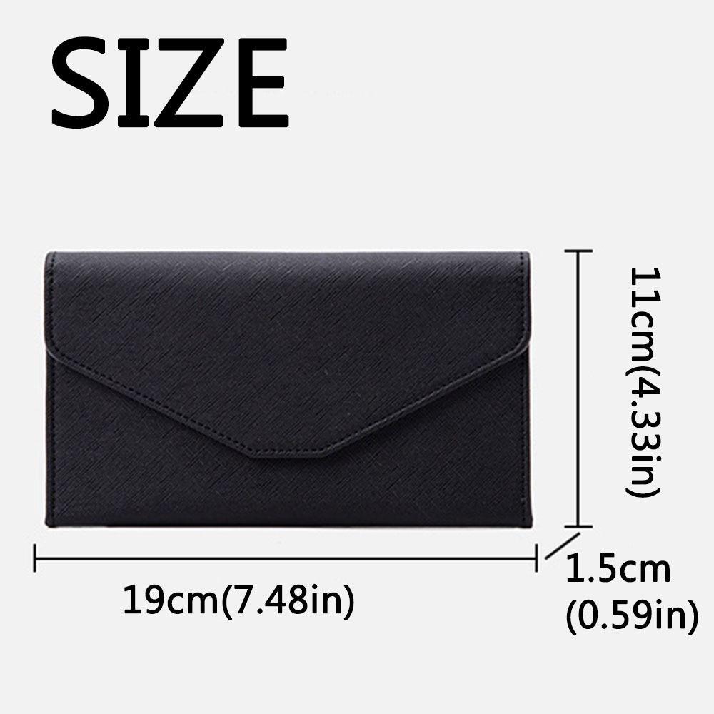 PU Leather Leather Passport Holder Portable RFID Blocking Wallet  Travel Accessories