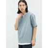 [Beams Heart] Absorbs Water and Dries Quickly, Cool To the Touch S/S TEE Slit Neck Fake Layer T-shirt Men's SMOKE_BLUE M 42040331286