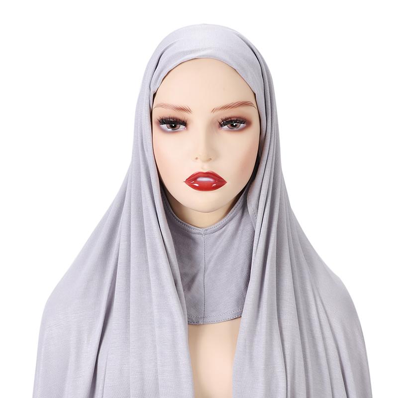 Full Cover Inner Muslim Jersey Hijab Instant Scarf Islamic Cap Head Wear Caps Underscarf Bone Bonnet Headcover Shawls