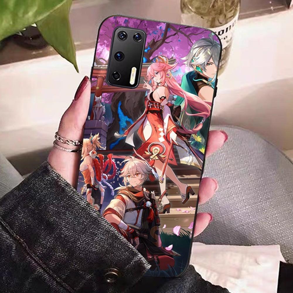 

Genshin Impact Anime Phone Case For Huawei P 8 9 10 20 30 40 50 Pro Lite Psmart Honor 10 Lite 70 Mate 20lite Huawei P9