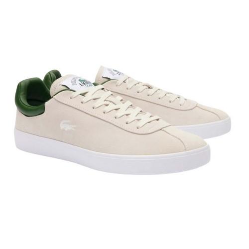 Lacoste Mens Baseshot Leather Trainers