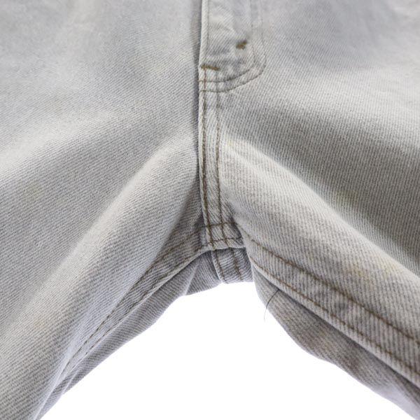 Levi's 90s High Waist Denim Pants W29 Light Gray Jeans Men's Used