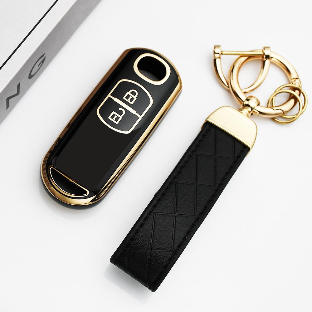 Tpu Car Key Case Cover 2 Buttons For Mazda 2 3 6 Atenza Axela Demio Cx-5 Cx5 Cx-3 Cx7 Cx-9 Cx30 Sell Fob Holder Keyless
