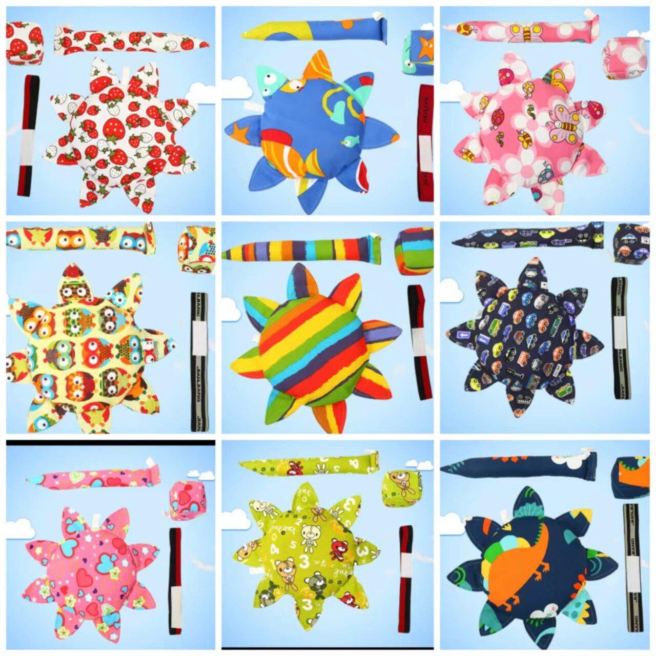 

Children s Handmade Soft Frisbee & Sandbag Tail-Pulling Toy Set for Outdoor Parent-Child Games