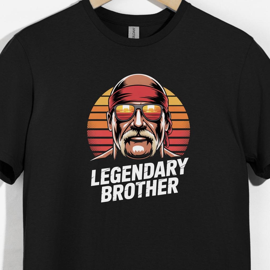 Legendary Brother T-Shirt: Funny Retro Wrestling Gift T-shirt
