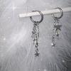 Irregular Star Chain Earrings for Women Y2K Tassels Ear Rings Geometric Super Fairy Girls Ear Buckles Adjsutable
