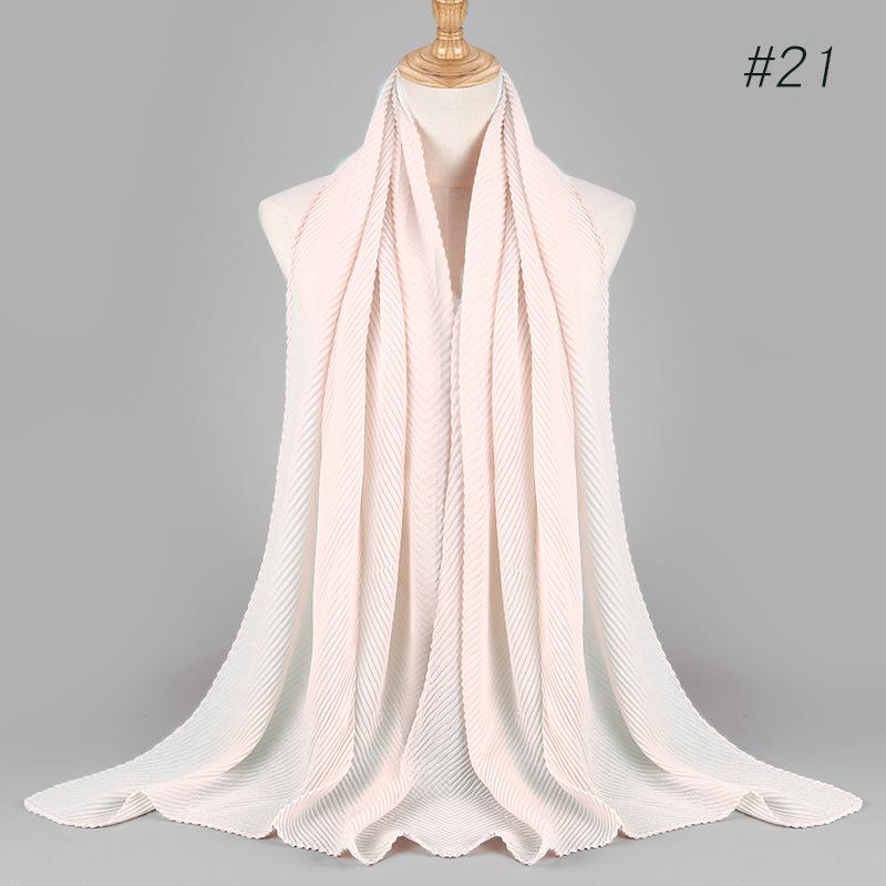 Flocked Bubble Cotton Scarf Hijabs For Muslim Women Soild Color Breathable Islamic Headscarf Arab Head Scarves