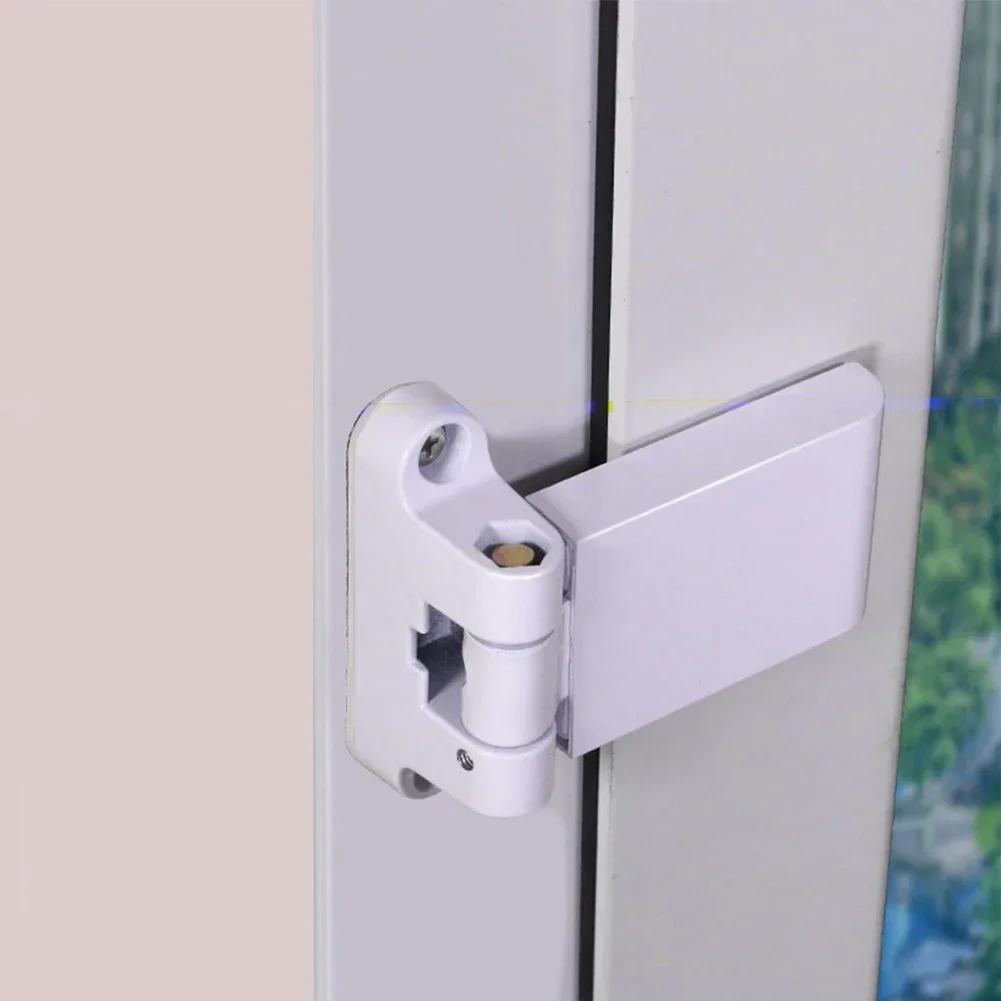 Doors Casement Flag Hinge Aluminum Alloy Adjustable Hinge High Security Left Right Hinges Hardware For Plastic Steel Doors
