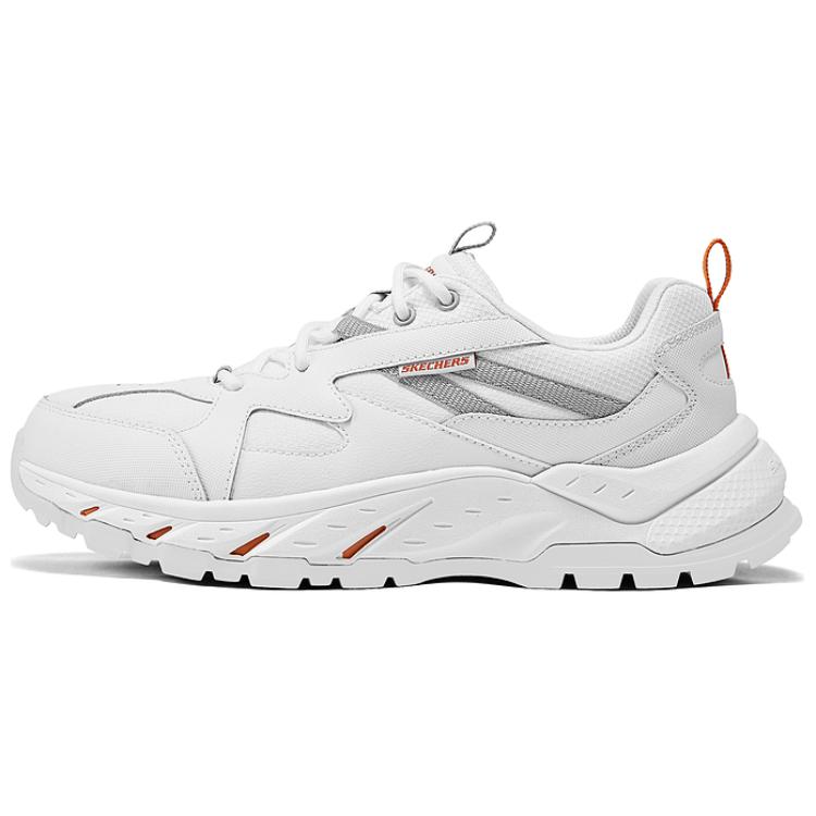 Skechers Brockmont Men White Low Top Outdoor Shoes Comfortable Versatile 210991-WHT 42.5