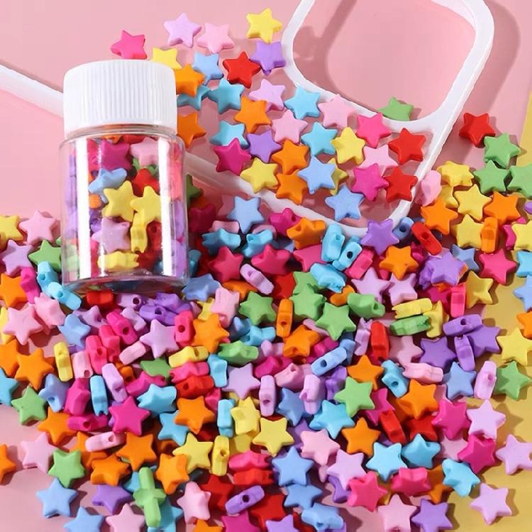 300 Pieces Halloween Themed Acrylic Star Shaped Bead Jewelry Making Accessories Necklace and Bracelet Components