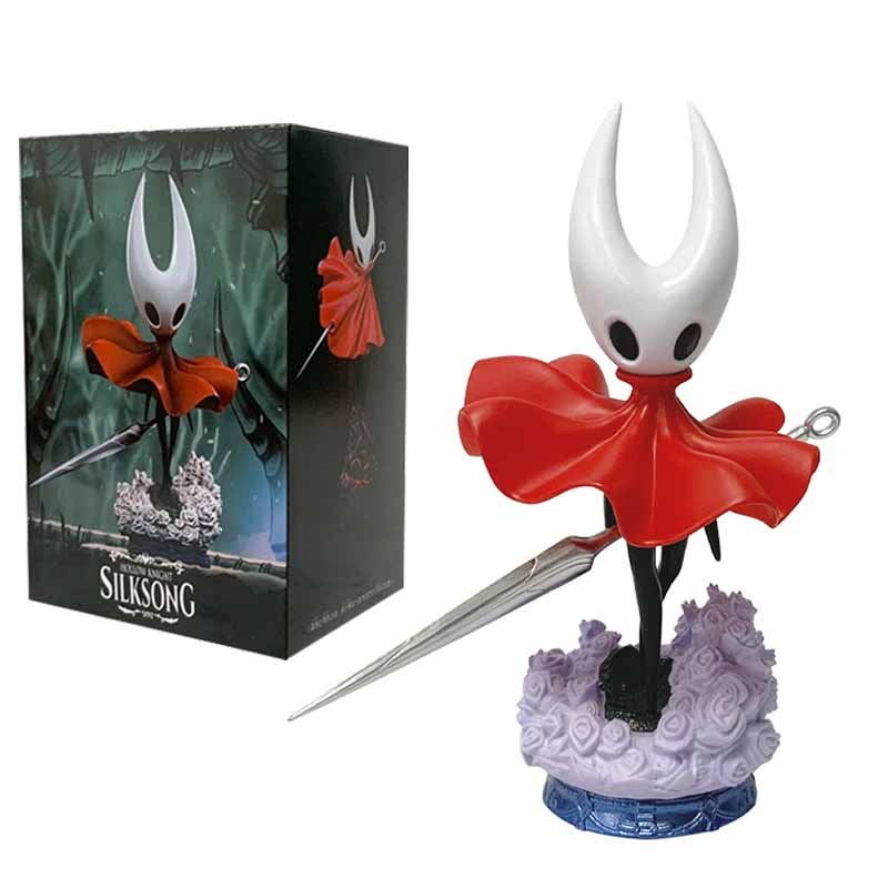 Cool 19cm Hollow Knight Little Knight Anime Game Figure Hornet Action Figure Game Peripheral PVC Model Ornament Collectible Toys