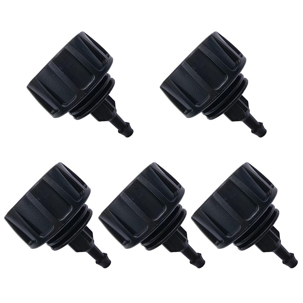 High Quality Practical Useful Hose Adapter Connectors Accessories Black For Drip Irrigation Tubing Garden Parts
