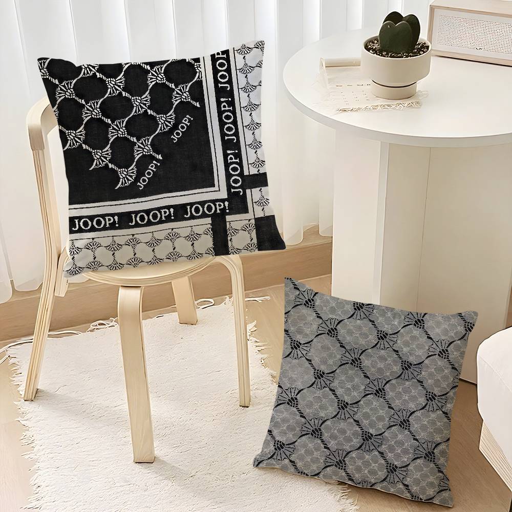 Fishion J-JoopES Pillow Case  Plush Fabric Soft  Pillowcase Double Sided Print Cushion Cover Household Gifts