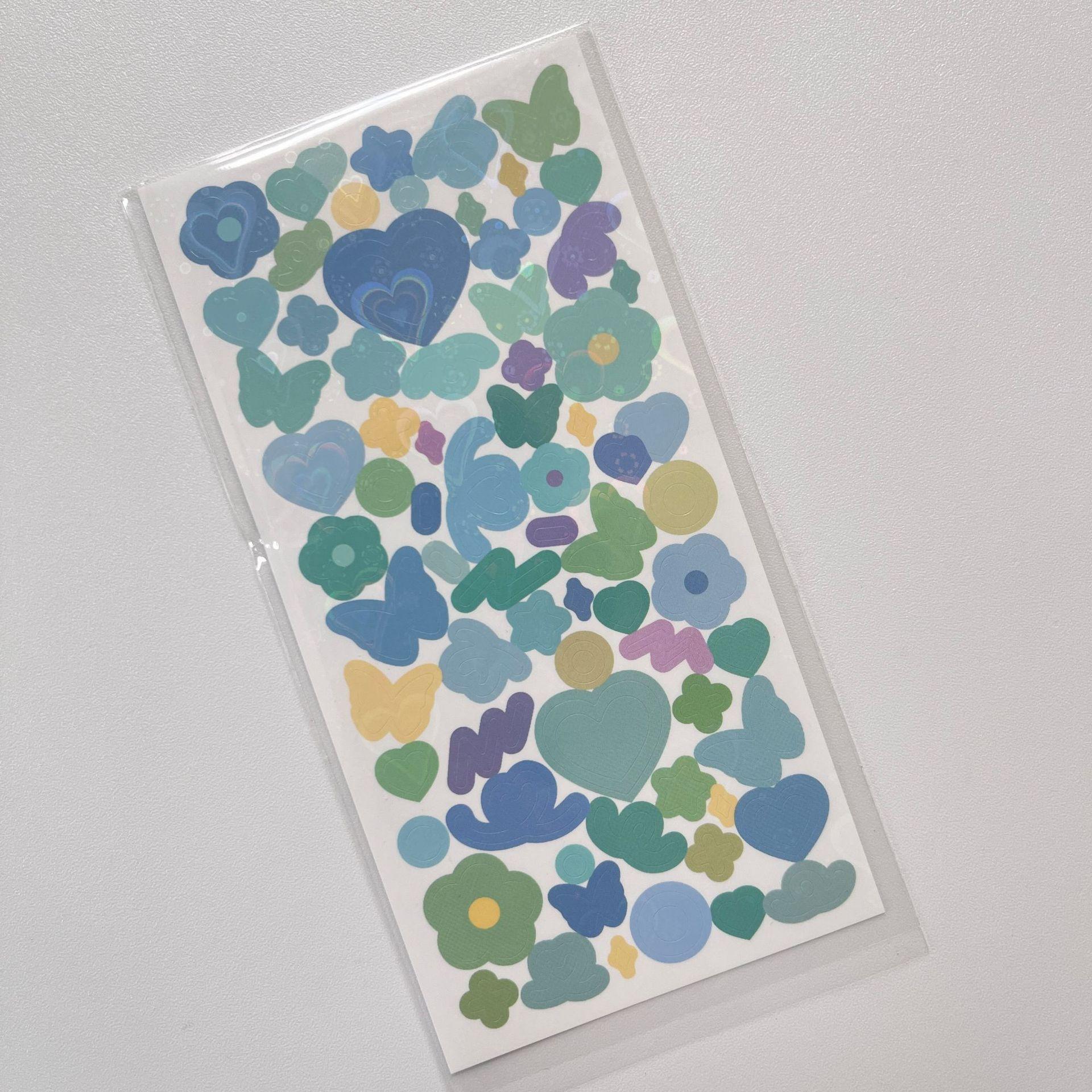 Наклейки с бабочками и цветами — фото 7