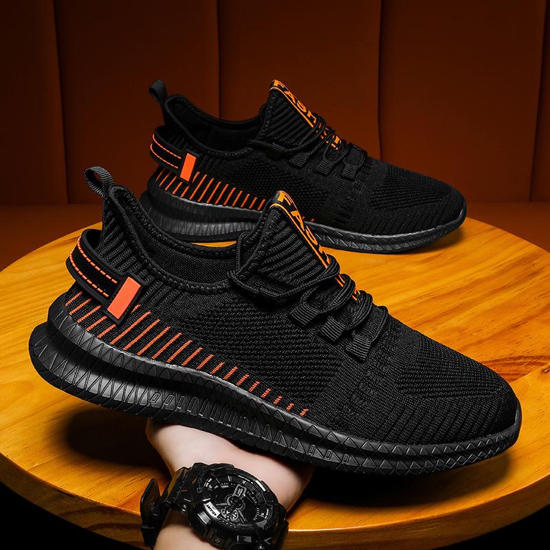 

Summer fly-woven shoes men s casual fashion sports mesh men s shoes 47