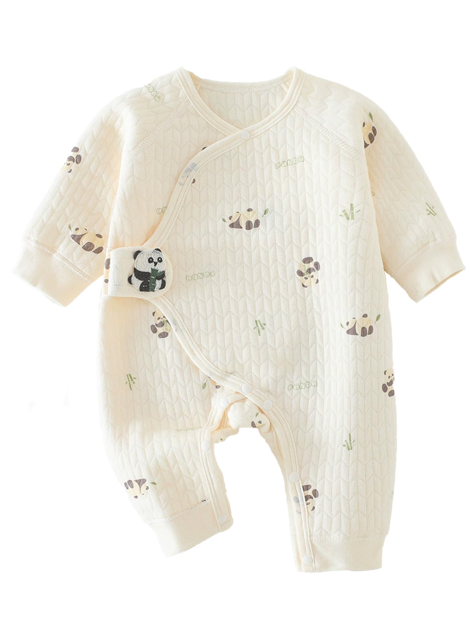 

HAYAHARU Baby Newborn Long Sleeve Baby Open Easy to Baby Baby Cotton Clothes, Clothes, Romper, Clothes, Coverall, Pajamas, Front, Cute, Change, Prep,