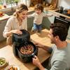 19-Hole Stainless Steel Air Fryer Skewer Rack, Heat Resistant Vertical Holder Stand for Kitchen, Campfire BBQ Meat & Vegetables