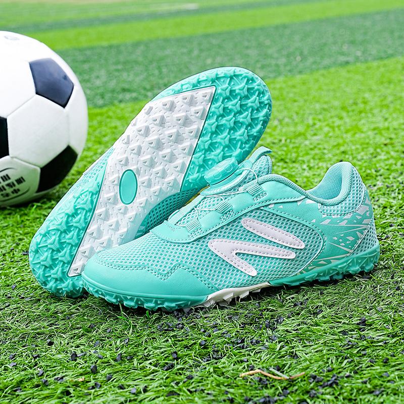 28-39 Sapatos de Futebol Infantil Juvenil Firmes Velcro Sapatos de Futebol Treino Chuteiras de Futebol Infantil Meninos Chuteiras de Futebol