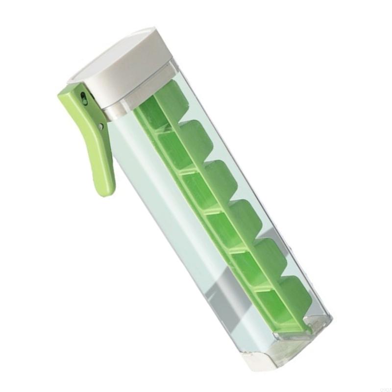 D5 6 Grid Efficient Ice Cube Tray Flexible Ice Maker Molds Convenient Press Tray Efficient Ice Container for Chilling Drinks