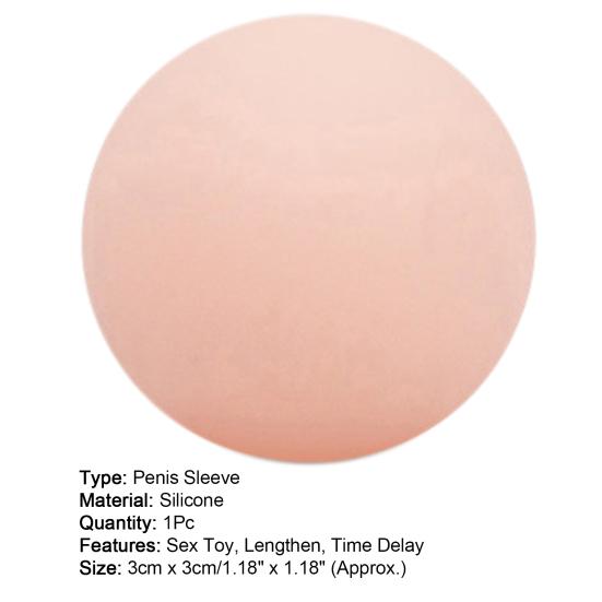 Men Enlargement Condom Ztužující prodloužení rukávu penisu kuličková perlička pro dospělé Sexuální hračka pro dospělé