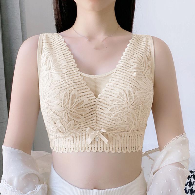 Кружевной вязаный бюстгальтер с полной чашкой — фото 11