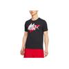 Air Casual Basketball Breathable Training Short Sleeve T-Shirt Men Tops Black CZ8395-010