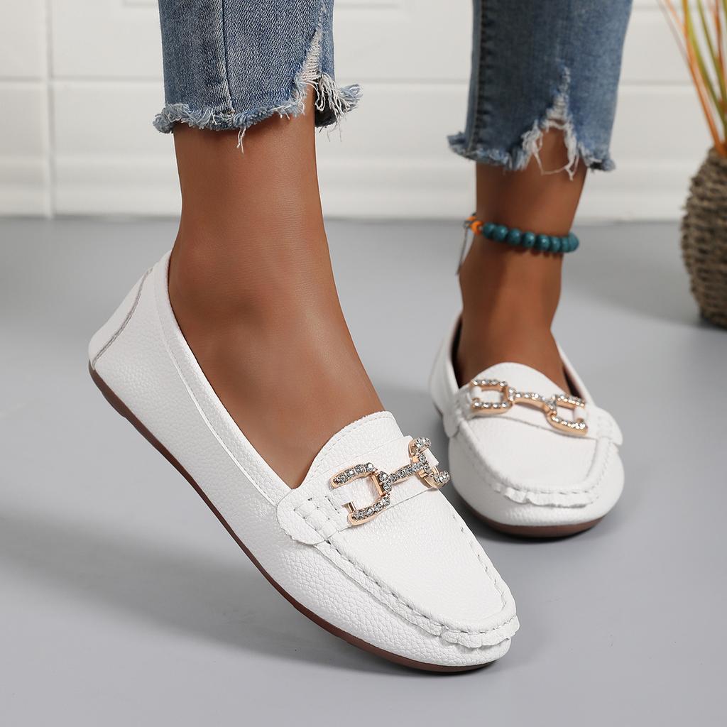 Women Flats Casual Slip On Mary Jane Shoes 2026 Spring Autumn New Fashion Sneakers Women Round Toe Solid Soft Sole Flat Loafers