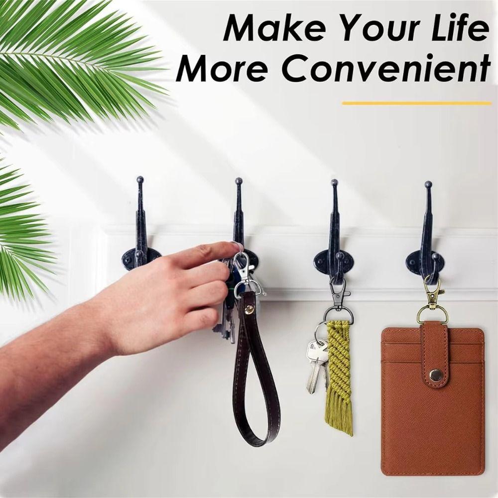 56Pcs Swivel Clasp Lobster Claw Clasp Bags Hardware Keychain Clip Hook  Strap Making