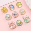 1PC Colorful Acrylic Cartoon Creative Round Beads For Jewelry Making DIY Bracelet Phone Chain