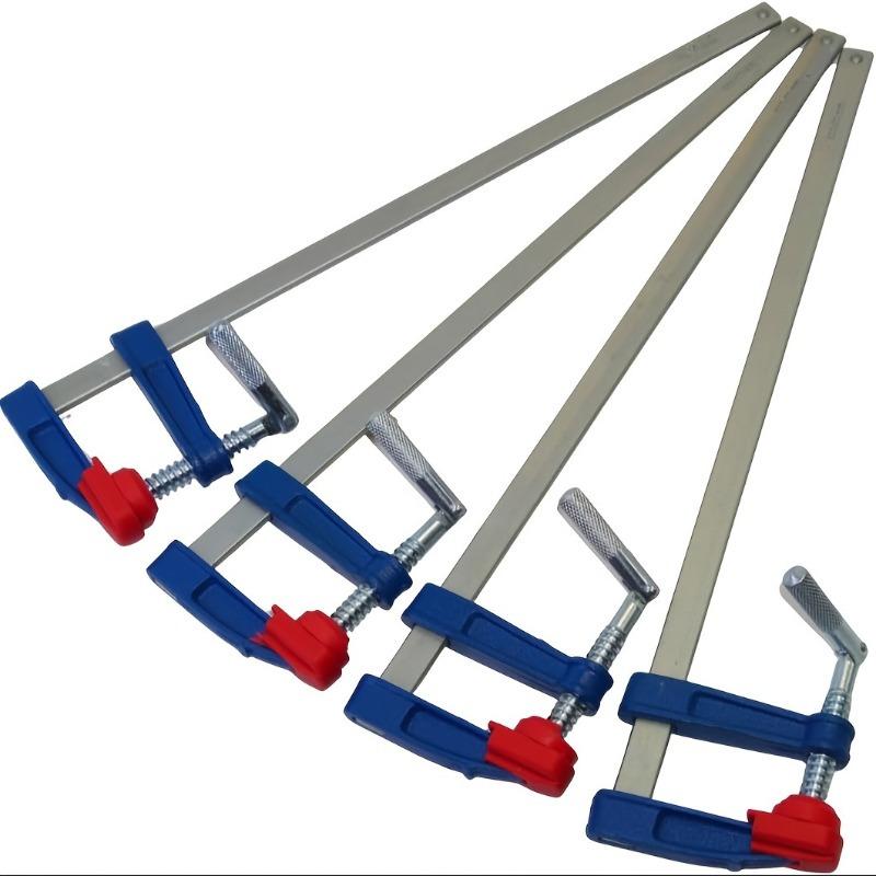 4pcs Quick Slide F Clamp Set for Woodworking, 12" - Durable Cast Iron Construction