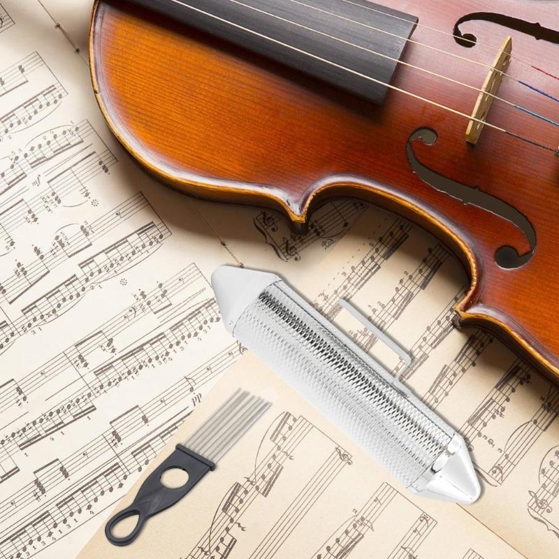 Metal Guiro Shaker Percussion Guiro Instrument with Scraper Early Learning Musical Toy Latin Instruments Enduring