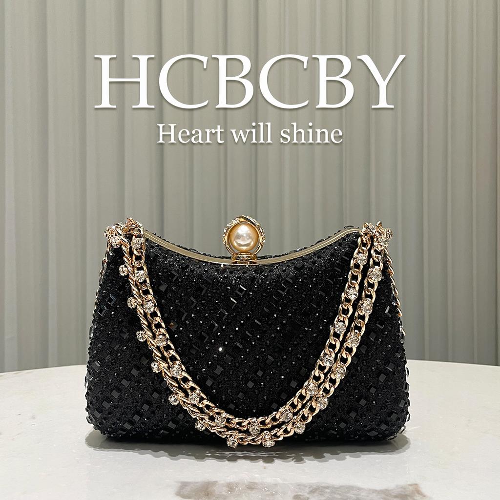 Evening Bags for Women Sparkling Clutch Purse with Chain Women's Wedding Party Prom Bride Elegant Glitter Handbag Shoulder Bags Bling Crossbody Bag