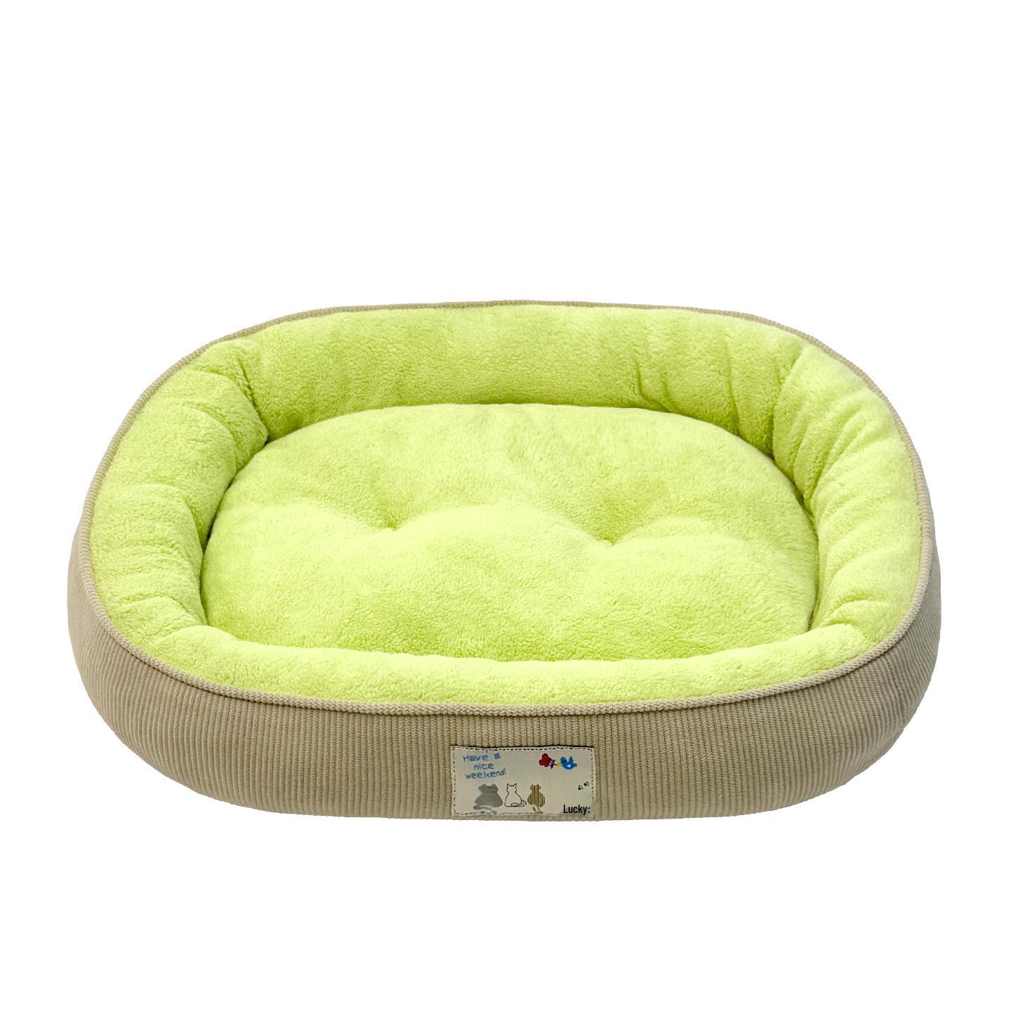 

Уютная кошачья лежанка на все сезоны: Теплая, Толстая, Подушка в стиле дивана для Кошек и Маленьких Собак Large [50*60cm up to 15kg]