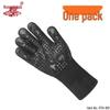 Rongzhituo 800-Degree Heat Resistant Silicone Grip Glove