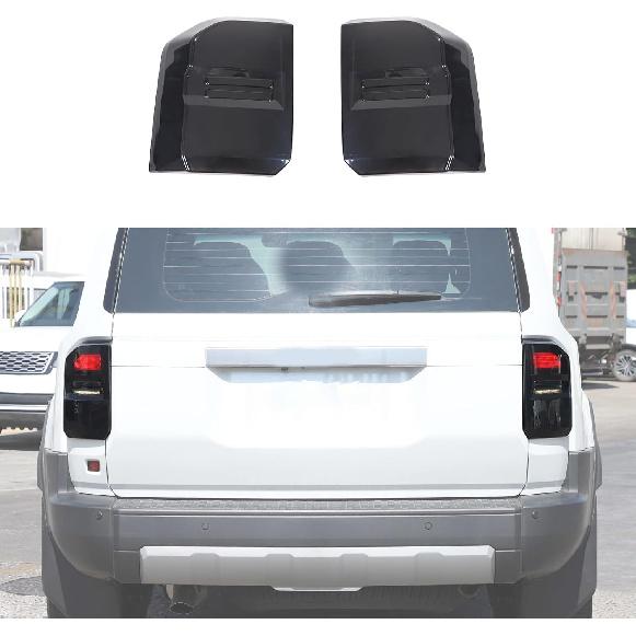 Накладка на задний фонарь автомобиля, подходит для Toyota Land Cruiser 250 Prado J250 LC250 2024 2025, Задымленная накладка на корпус заднего фонаря, Декоративная накладка на задний фонарь