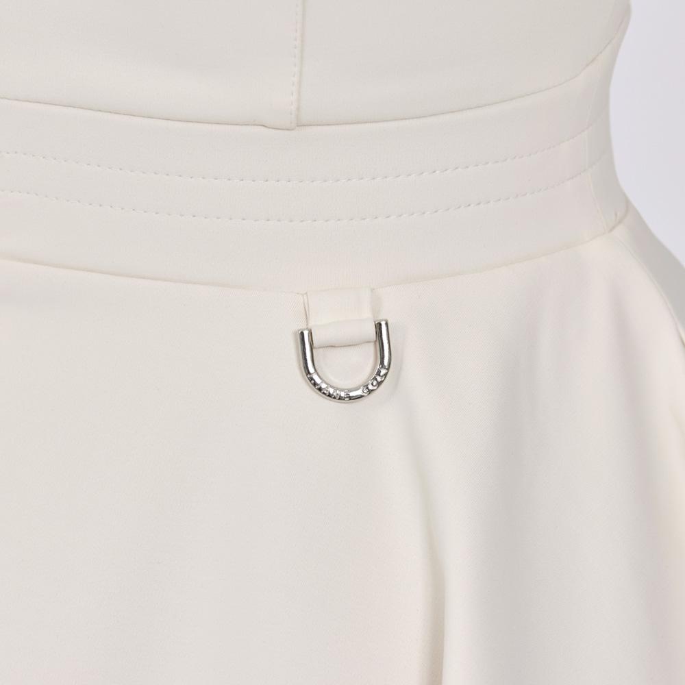 J Jane Classic Color Block Ribbon Flare Dress (Cream)