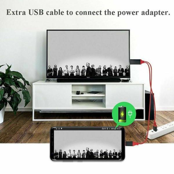 Usb 3.1 Type C To Hdmi Cable Adapter Converter 2M Hd 1080P 4K Hdtv Splitter Cable for Samsung Galaxy S10 / 9/8 Phone Projector Tv