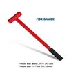 Door Hinge Adjustment Tool with Rubber Handle Hinge Bender Wrench Door Hinge Adjuster Fit for .134 Gauge Commercial Door