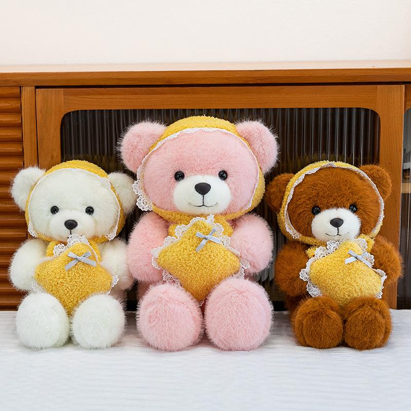 Love Variety Bear Plush Toy Wedding Gift Confession Teddy Bear Ring Doll