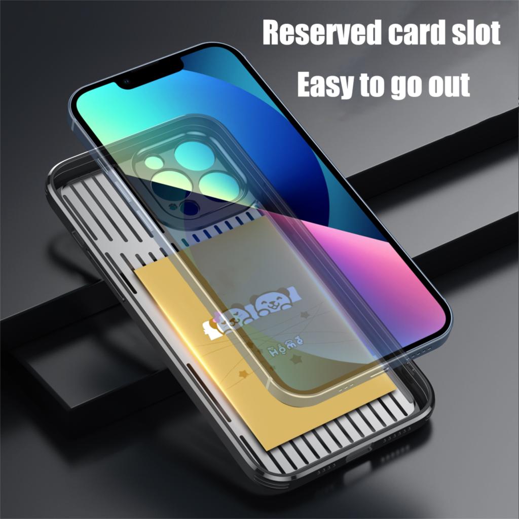 Premium-Aluminium für Magsafe magnetische kabellose Ladehülle für iPhone 14 13 12 Pro Max Plus Hohlkühlung stoßfeste Abdeckung