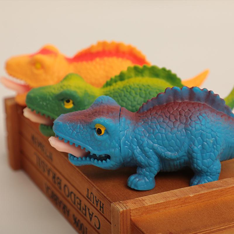 1Pcs New Cartoon Wacky Dinosaur Squeeze Squeeze Toys Children's Funny Animal Stress Relief Vent Toys Birthday Party Holiday Gift